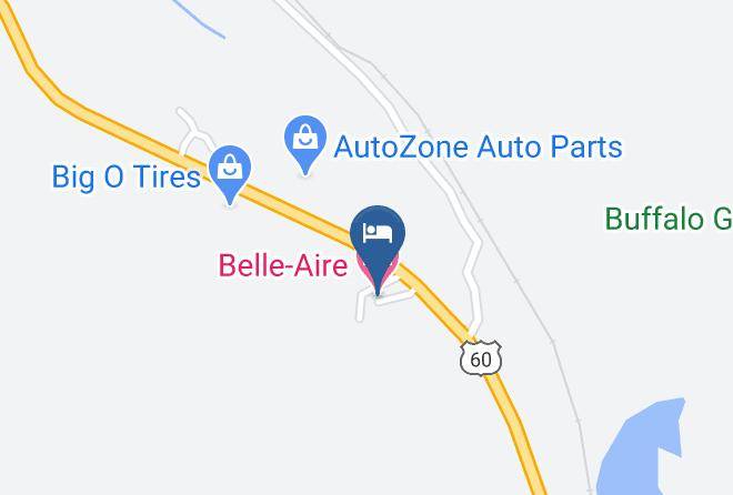 Belle Aire Motel Map