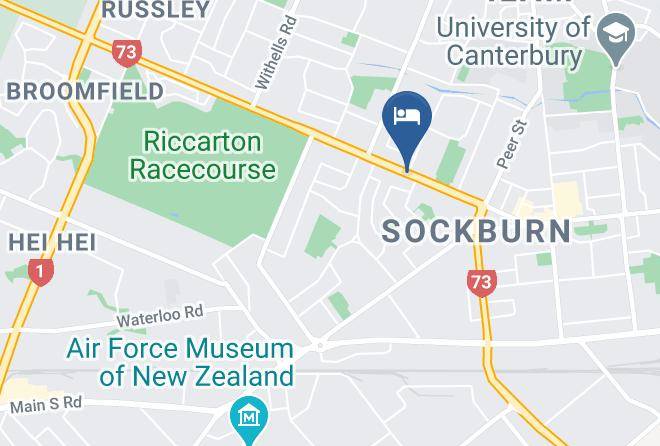 Christchurch - Belle Bonne Motel Maps