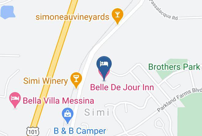 Sonoma - Belle De Jour Inn Maps