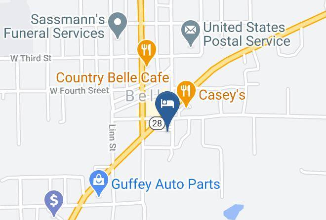 Belle Motel Map