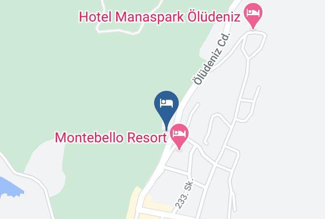 Fethiye - Belle Vue Hotel Maps