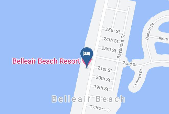 Pinellas - Belleair Beach Resort Motel Maps