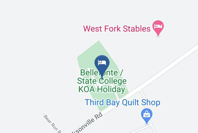Centre - Bellefonte State College Koa Holiday Maps