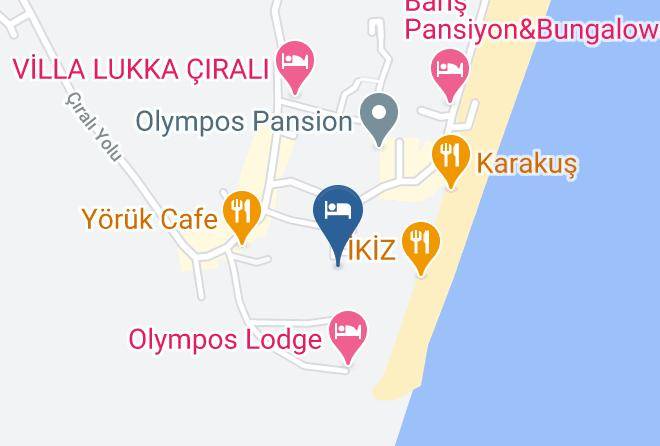 Antalya - Bellerofon Pansiyon Maps