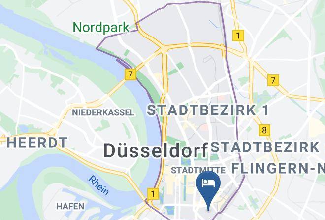 Dusseldorf - Bellevue Hotel Maps