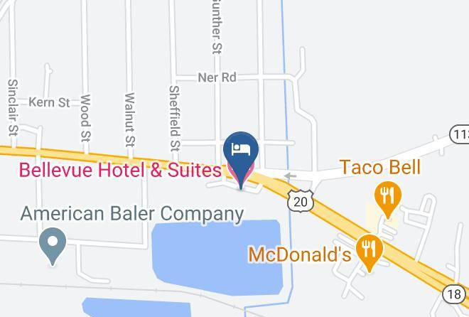 Bellevue Hotel & Suites Map