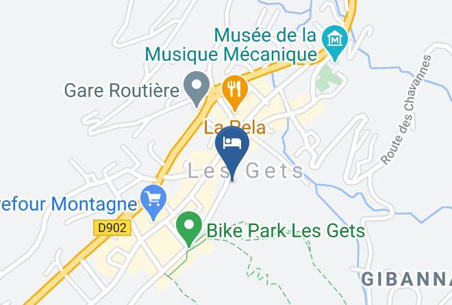 Haute Savoie - Hotel Bellevue Les Gets Maps