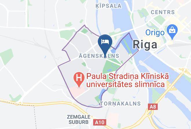 Bellevue Park Hotel Riga Map