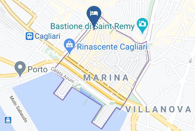 Cagliari - Bellezza Suites Cagliari Maps