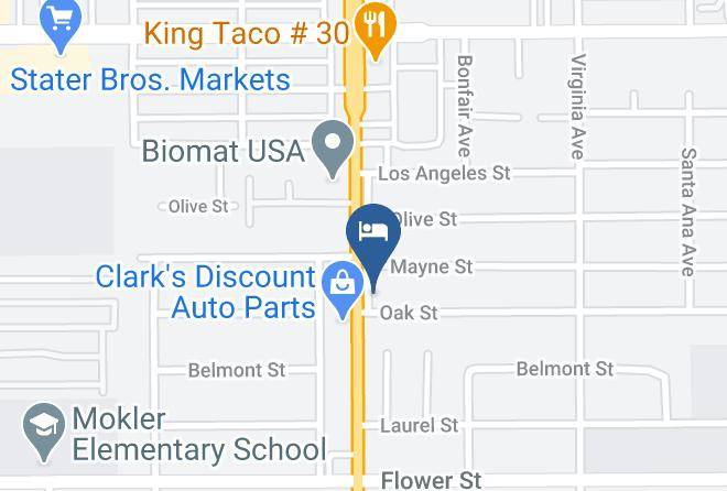 Los Angeles - Bellflower Travel Inn Maps