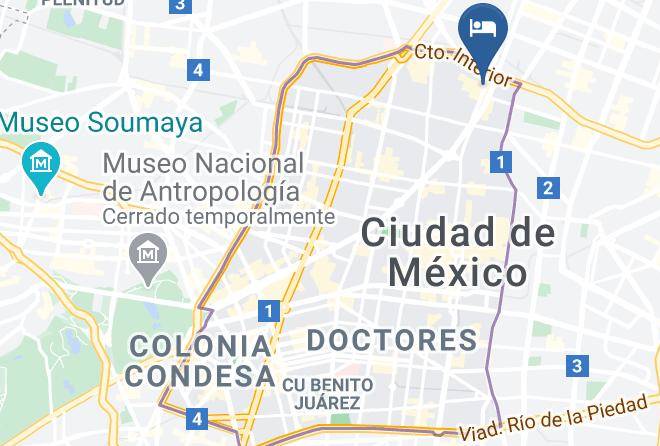 Cuauhtemoc - Bellini Hotel Maps