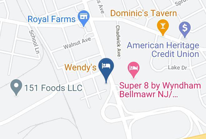 Camden - Bellmawr Motor Inn Maps