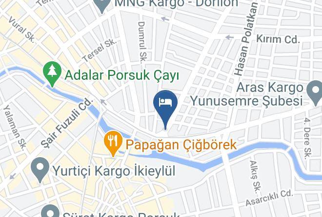 Tepebasi - Tulpar Palas Hotel Maps