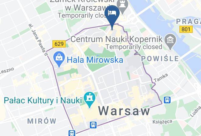 Warsaw - Bellotto Hotel Maps
