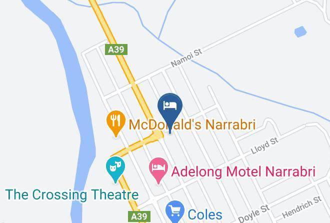 Narrabri - Bellview Motel Narrabri Maps