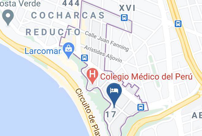 Belmond Miraflores Park Hotel Map