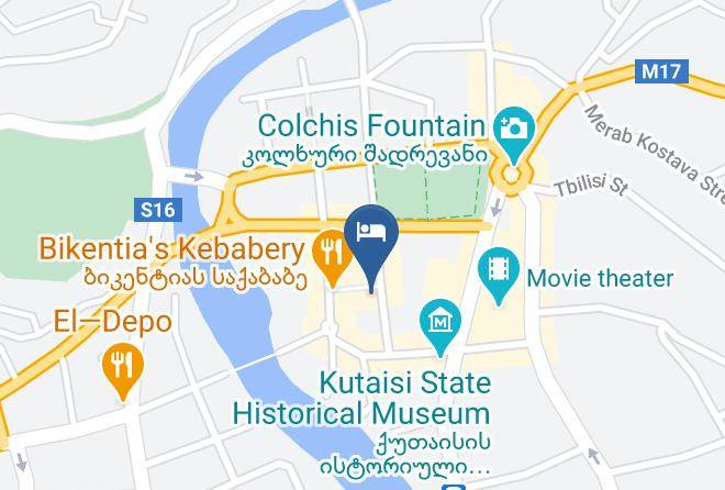 Kutaisi - Belona Hotel Maps