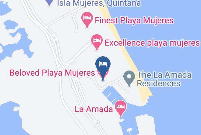 Isla Mujeres - Beloved Playa Mujeres Maps