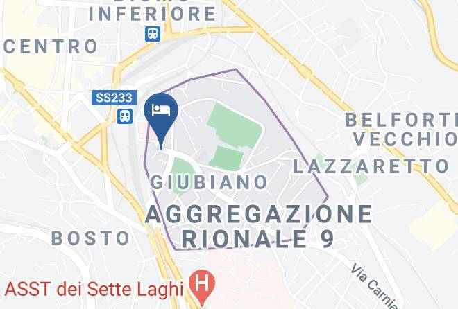 Varese - Belsorrisovarese Dormire Felice Maps