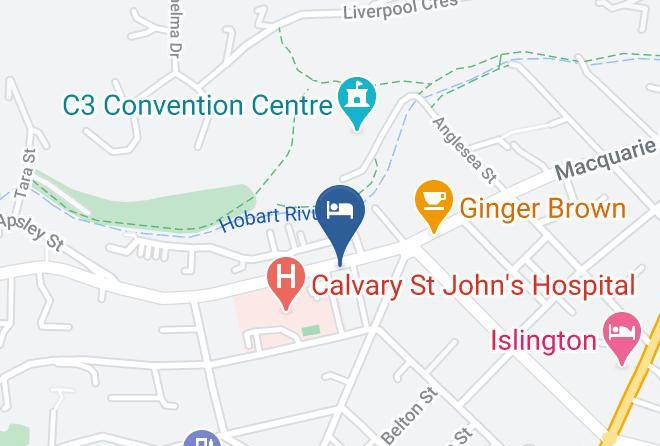 Cascade Hotel & Holiday Units Map