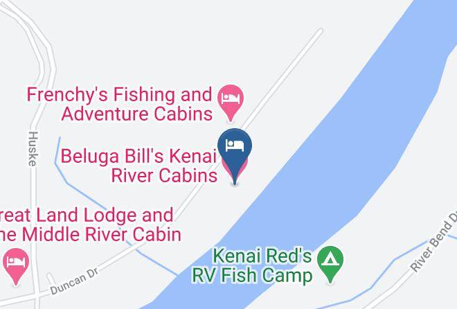 Kenai Peninsula Borough - Beluga Bill's Kenai River Cabins Maps