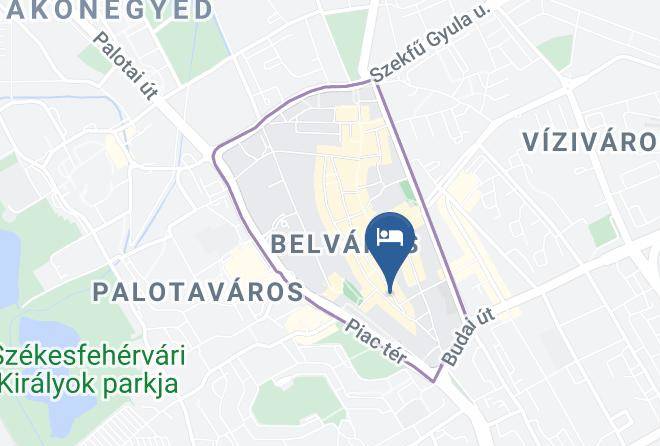 Szekesfehervar - Belvaros Vendeghaz Maps
