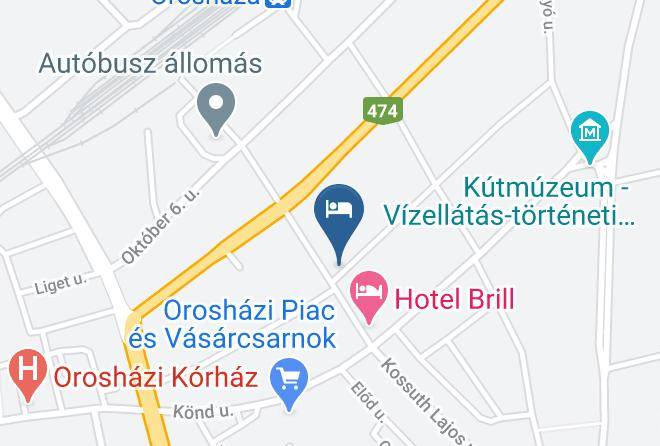 Oroshaza - Belvarosi Vendeghaz Maps