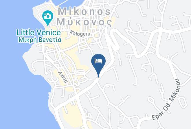 Mykonos - Belvedere Hotel Mykonos Maps