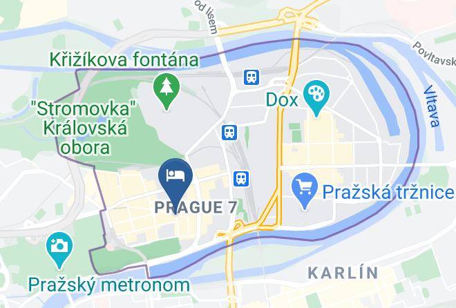 Belvedere Hotel Prague Map