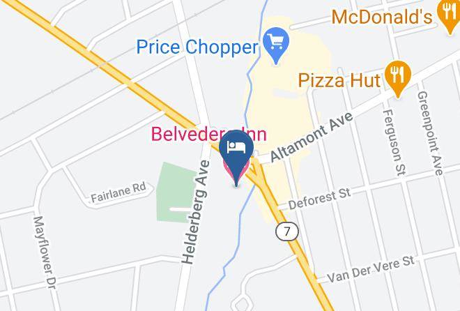 Schenectady - Belvedere Inn Maps