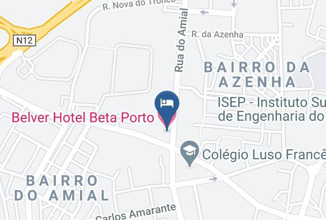 Paranhos - Belver Hotel Beta Porto Maps