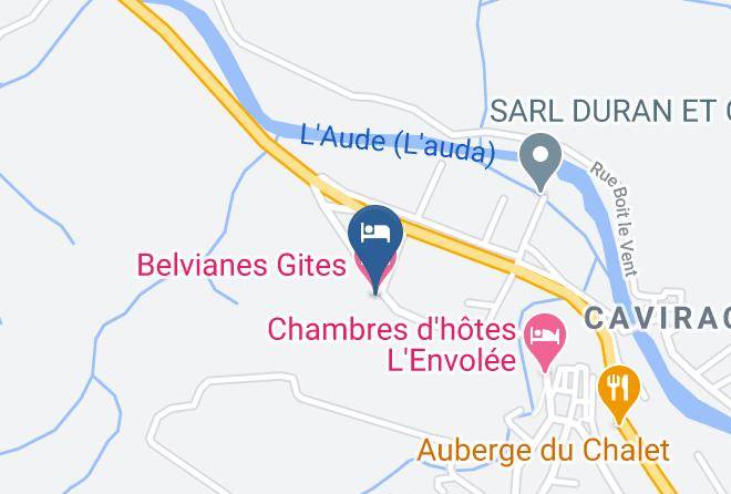 Aude - Belvianes Gites Maps