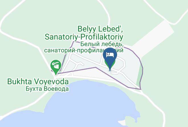 Vladivostok Urban Okrug - Belyy Lebed' Sanatoriy Profilaktoriy Maps