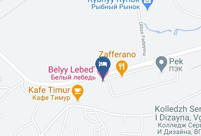 Belyy Lebed' Map