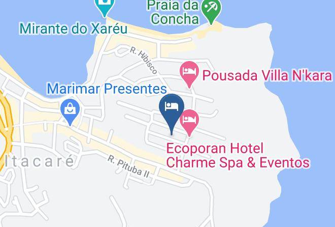 Itacare - Bem Bela Pousada Maps