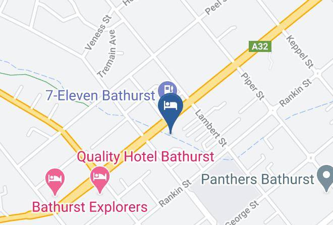 Bathurst Regional - Ben Chifley Motor Inn Maps