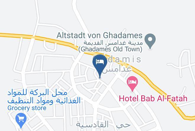 Nalut - Ben Yedder Hotel Maps