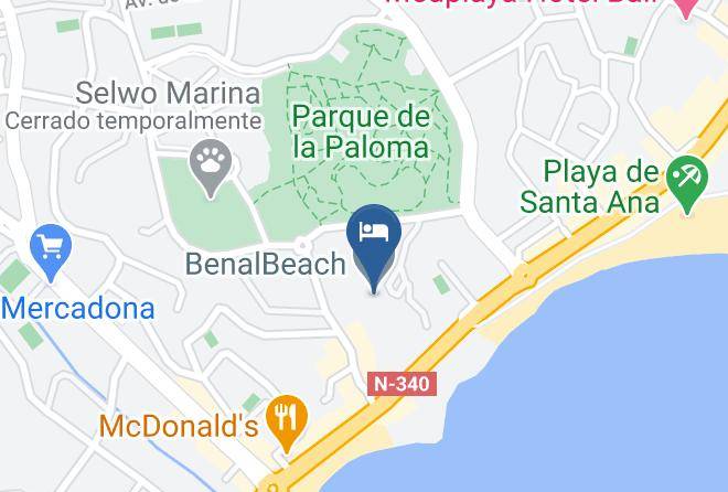 Malaga - Benalbeach Maps