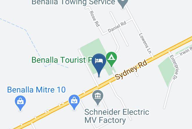 Benalla - Benalla Tourist Park & Motel Maps