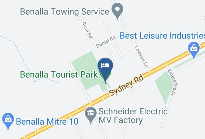 Benalla - Benalla Tourist Park Maps