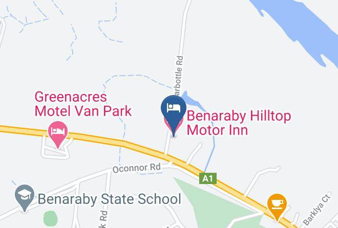 Gladstone - Benaraby Hilltop Motor Inn Maps