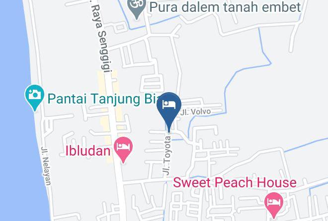 West Lombok Regency - Benaya Paviliun Maps