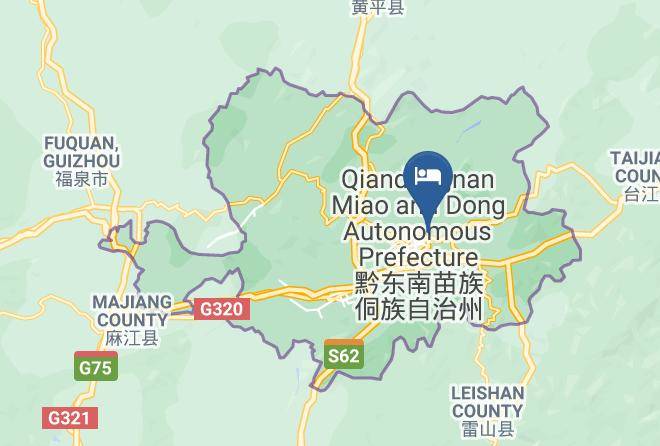 Qiandongnan Aut Prefecture - Benchi Hotel Maps