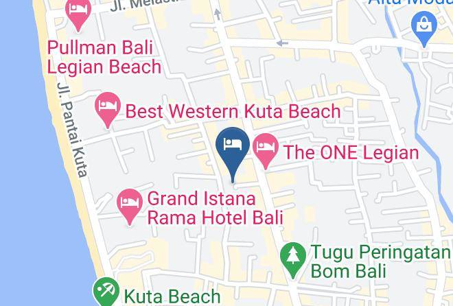 Badung Regency - Bendesa Hotel Maps