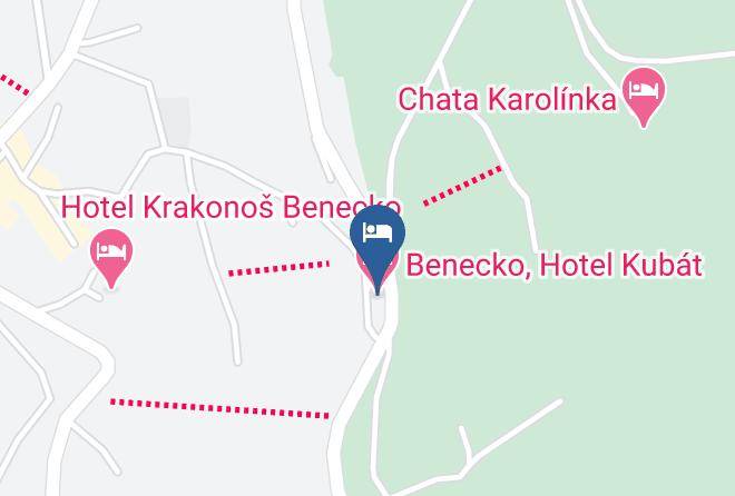 Semily - Benecko Hotel Kubat Maps
