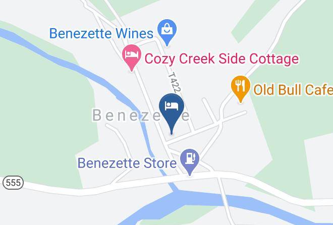 Elk - Benezette Hotel Maps