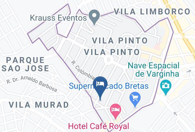 Varginha - Benfazejo Pousada Maps