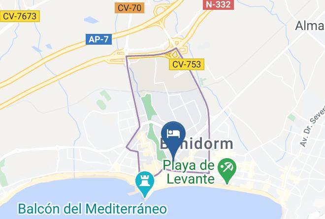 Alicante - Benidorm Plaza Maps