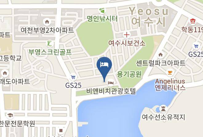 Yeosusi - Benikea Hotel Yeosu Maps
