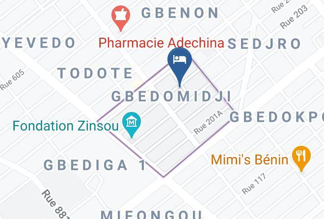 Cotonou - Benin Royal Hotel Maps